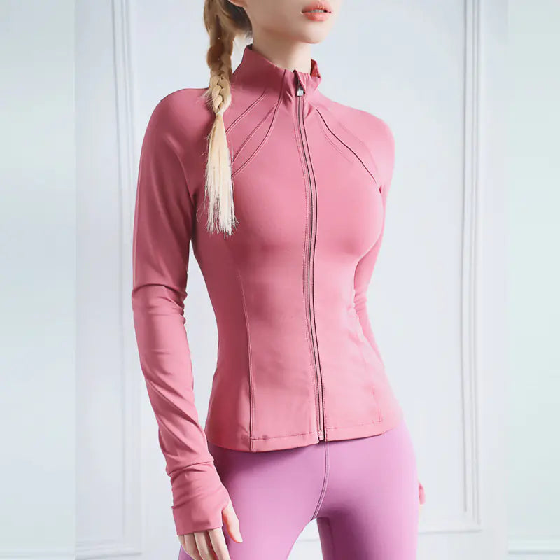 High Neck Yoga Top